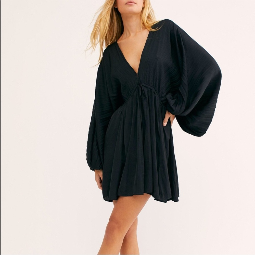 Free People Black Flowing Dress-Brand New with Tags!